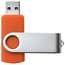 USB флешка Твистер - помаранчевий