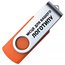 USB флешка Твистер - помаранчевий